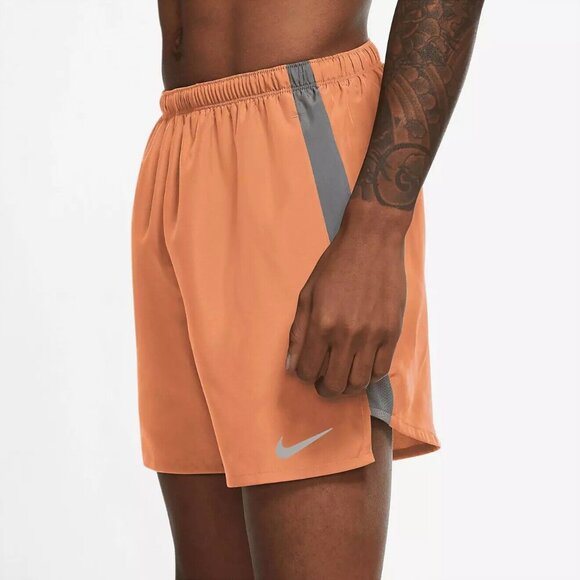 NIke Men S‎ Challenger Brief-Lined 5” Running Shorts Orange Trance Size XXL - Picture 1 of 5